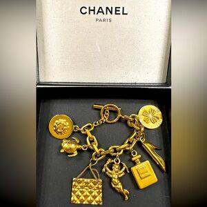 Chanel Vintage Charm Bracelet ICONIC